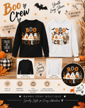 👻 Boo Crew Youth Long Sleeve Halloween Tee 🎃