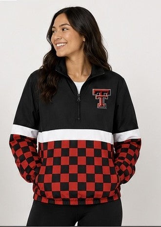 ❤️🖤 Texas Tech Inspired Quarter-Zip Windbreakers (Copy)